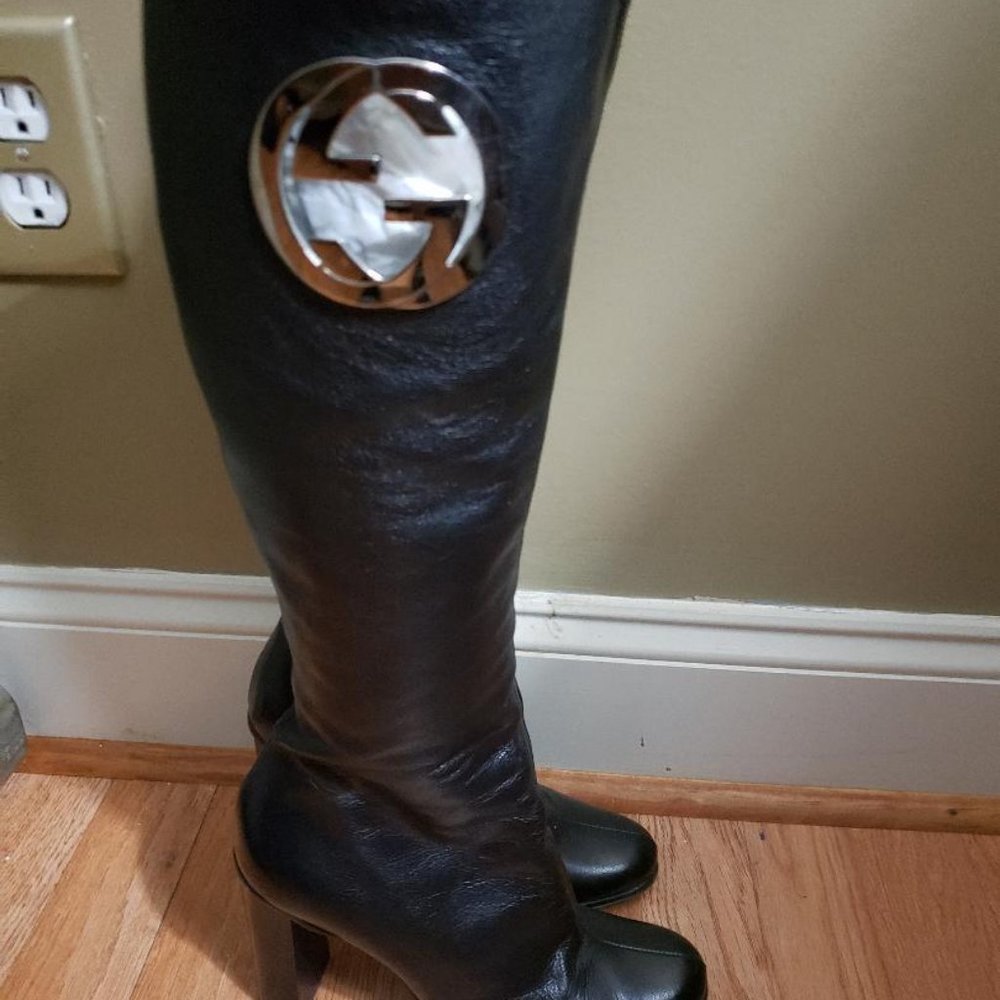 Black Gucci Boots